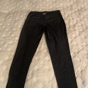 TNA dark heather grey full length leggings